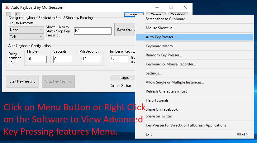 Auto Key Presser for Games Free Download